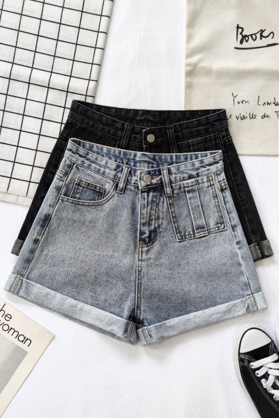 Ženske moderne kratke traperice visokog struka