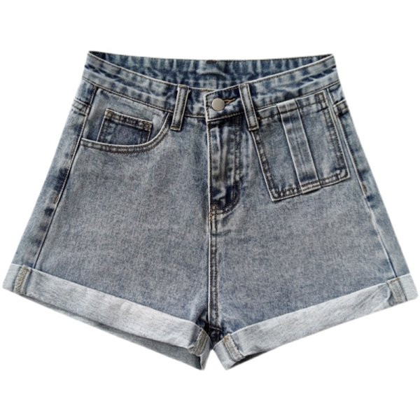 Ženske moderne kratke traperice visokog struka