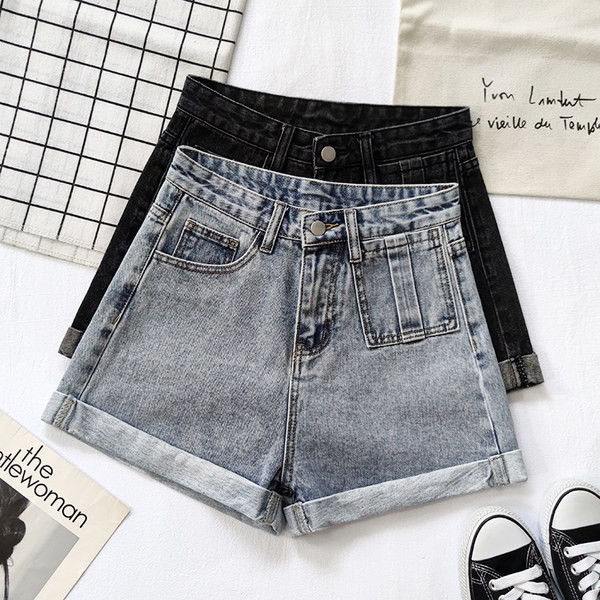 Ženske moderne kratke traperice visokog struka