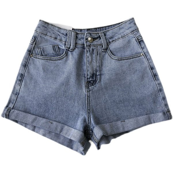 Γυναικεία κοντά τζιν με τσέπες