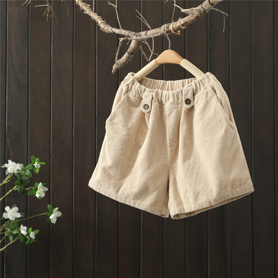 Ženske kratke hlače visokog struka od samta