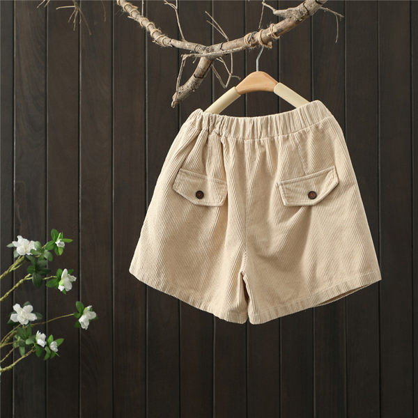 Ženske kratke hlače visokog struka od samta