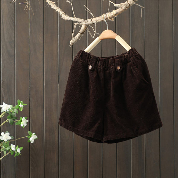 Ženske kratke hlače visokog struka od samta