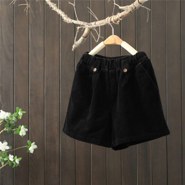 Ženske kratke hlače visokog struka od samta