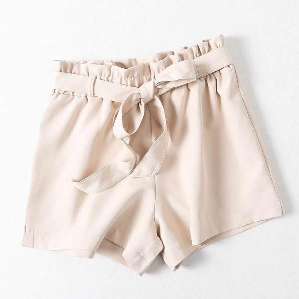 Γυναικεία casual σορτς paper bag 