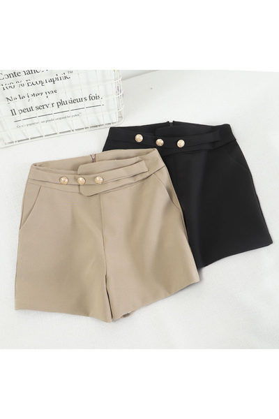 Kratke hlače visokog struka i gumba