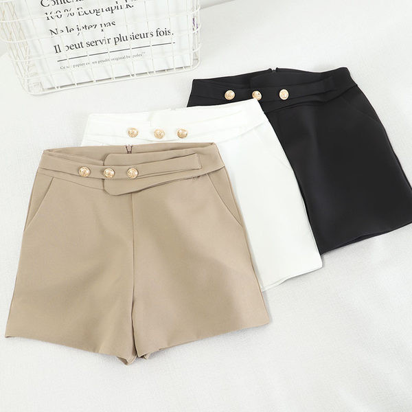 Kratke hlače visokog struka i gumba