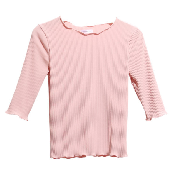 Дамска памучна блуза с 3/4 ръкав