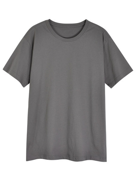 Дамска ежедневна тениска с овално деколте и къси ръкави