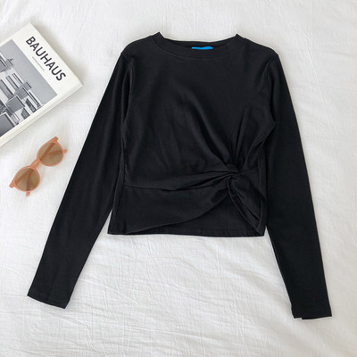 Дамска  блуза с дълъг ръкав изчистен модел