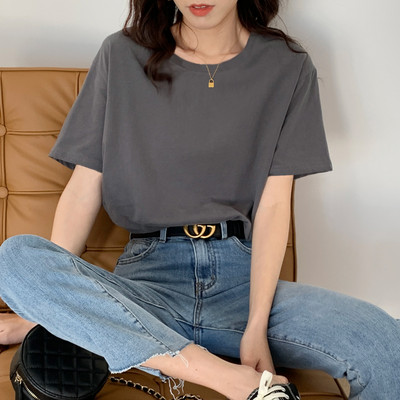 Laisvalaikio moteriški marškinėliai trumpomis rankovėmis – dviejų modelių