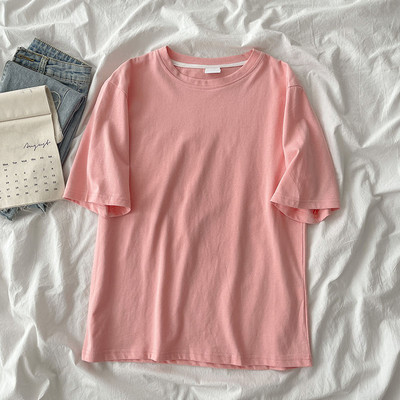 Bluză casual de damă cu mâneci scurte în diferite culori