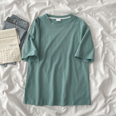 Bluză casual de damă cu mâneci scurte în diferite culori