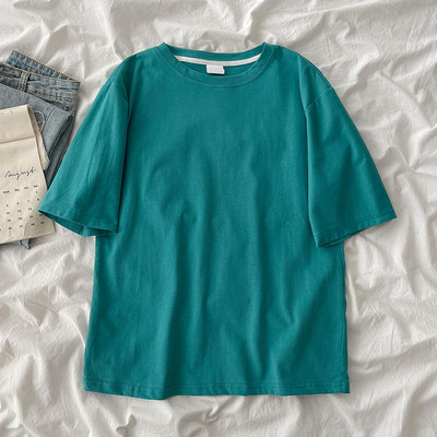 Bluză casual de damă cu mâneci scurte în diferite culori