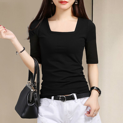 Ежедневна дамска блуза в няколко цвята - изчистен модел