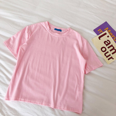 Bluza dama cu maneca scurta decolteu oval - model simplu