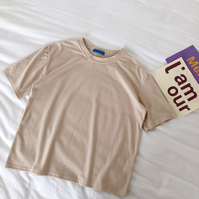 Bluza dama cu maneca scurta decolteu oval - model simplu