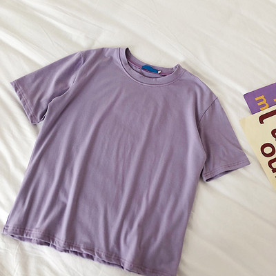 Bluza dama cu maneca scurta decolteu oval - model simplu