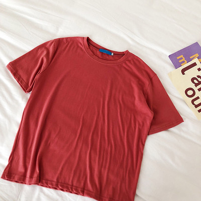 Bluza dama cu maneca scurta decolteu oval - model simplu