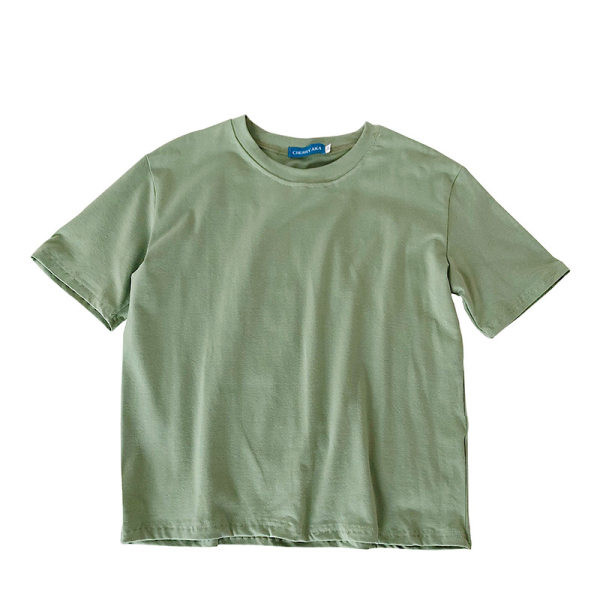 Bluza dama cu maneca scurta decolteu oval - model simplu