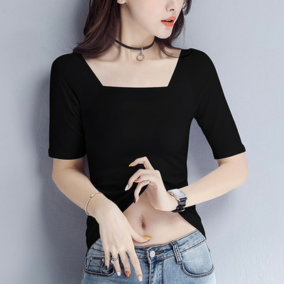 Нов модел дамска ежедневна блуза с къс ръкав или 3/4 ръкав