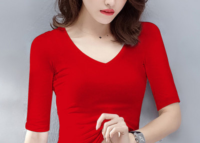 Модерна дамска блуза с 3/4 ръкав -в няколко цвята