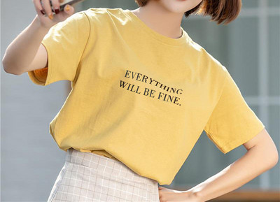 Tricou casual cu decolteu oval