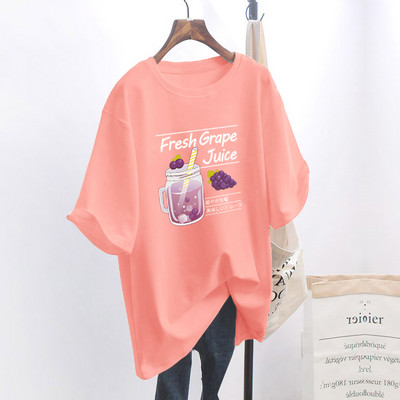 Naiste lai aplikatsiooniga t-särk - mitu mudelit