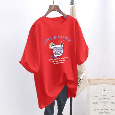 Naiste lai aplikatsiooniga t-särk - mitu mudelit