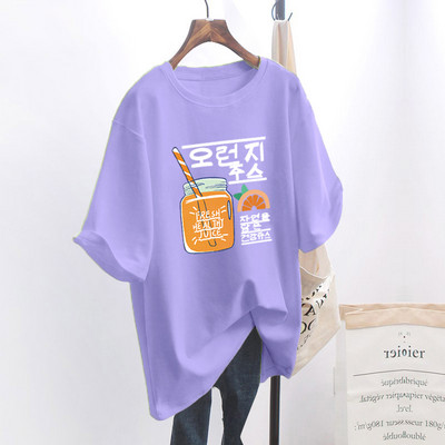 Naiste lai aplikatsiooniga t-särk - mitu mudelit