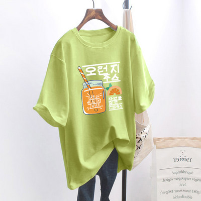 Naiste lai aplikatsiooniga t-särk - mitu mudelit