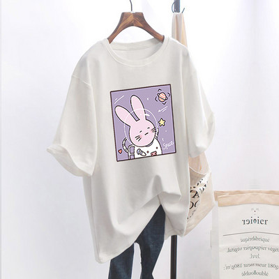 Naiste lai aplikatsiooniga t-särk - mitu mudelit