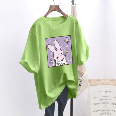 Naiste lai aplikatsiooniga t-särk - mitu mudelit