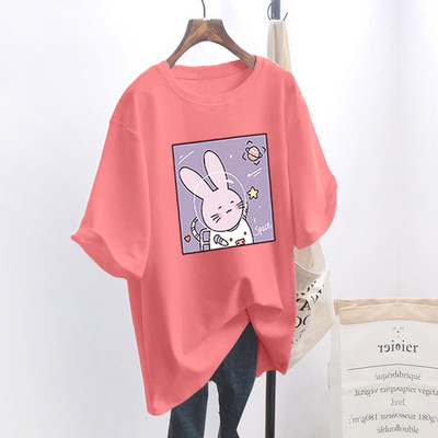 Naiste lai aplikatsiooniga t-särk - mitu mudelit