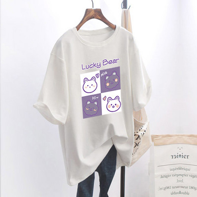 Naiste lai aplikatsiooniga t-särk - mitu mudelit