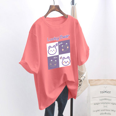 Naiste lai aplikatsiooniga t-särk - mitu mudelit