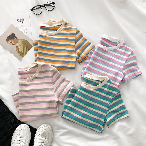 Дамска ежедневна блуза на райета