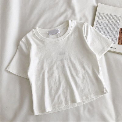 Дамска изчистена тениска в няколко цвята