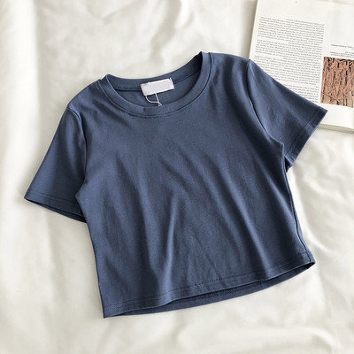 Дамска изчистена тениска в няколко цвята