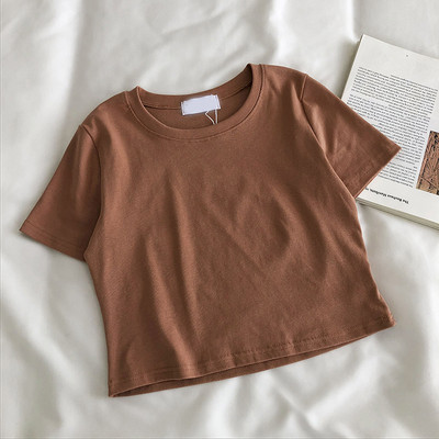 Дамска изчистена тениска в няколко цвята