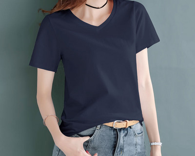Дамска тениска с обло деколте-няколко модела