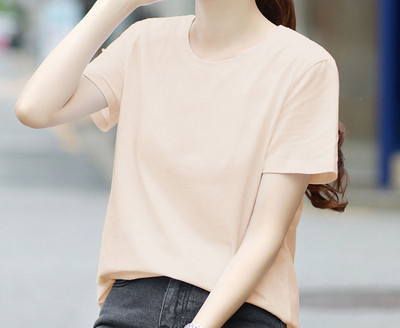 Дамска тениска с обло деколте-няколко модела