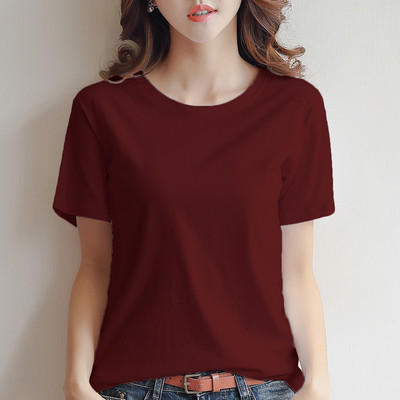 Дамска тениска с обло деколте-няколко модела