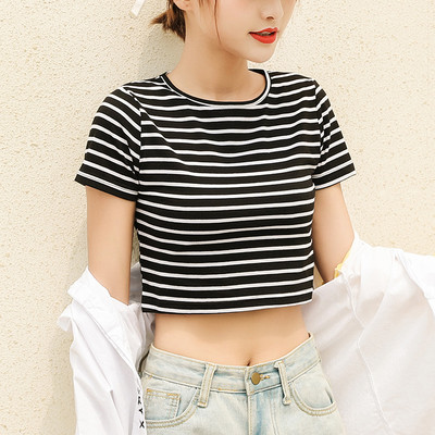 Дамска тениска с обло деколте-няколко модела