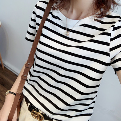 Дамска тениска с обло деколте-няколко модела