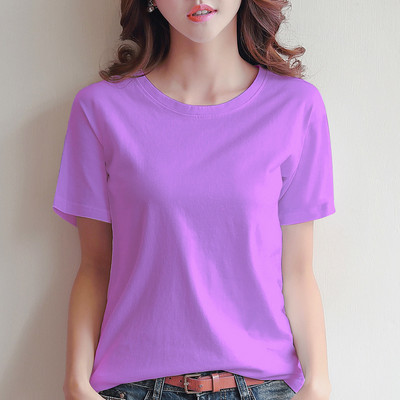 Дамска тениска с обло деколте-няколко модела