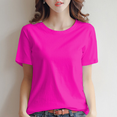 Дамска тениска с обло деколте-няколко модела