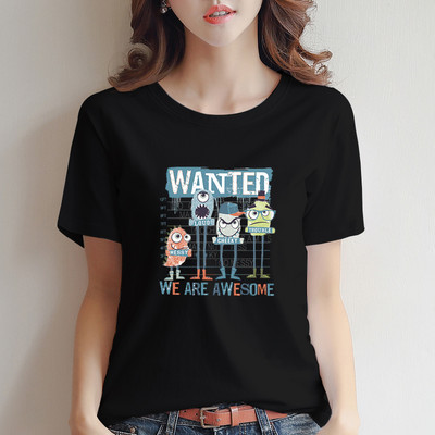 Дамска тениска с обло деколте-няколко модела