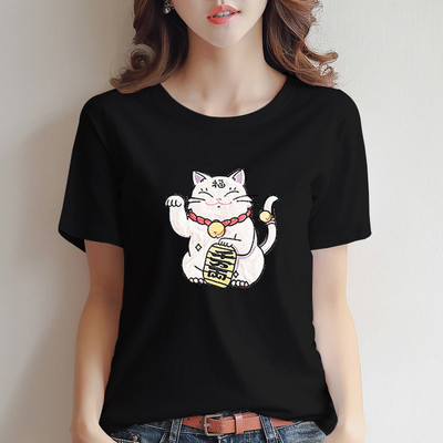 Дамска тениска с обло деколте-няколко модела