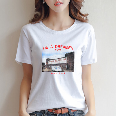 Дамска тениска с обло деколте-няколко модела